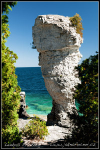 Flowerpot Island skalní útvar