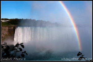 Niagarské vodopády duha