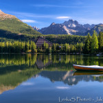 Štrbské pleso poránu 2015