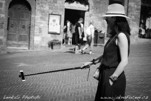 Turistka-San Gimignano